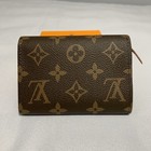 Louis Vuitton Brown Monogram Wallet Tri-fold  pre-owned 