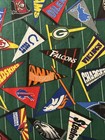 Nfl Teams 1998 Football Pennants Cotton Fabric 1 2 Yard  18 By 58     New