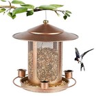 Bird Feeder For Outdoor Hanging Large Capacity Mesh Squirrel-proof Wild Bird 