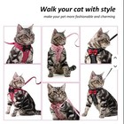 Cat Pets Harness And Leash Escape Proof Walking Vest Adjustable Reflective