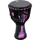 X8 Drums Blackout Lava Lamp Djembe 10 In  Purple Multi Fade