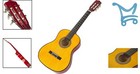 Junior Classical Guitar Natural 34 Inch Kid Sized Nylon Strings For Beginners