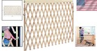 Natural Wood Expansion Walk-thru Baby Gate - Extra Wide 24 -60  Safety Solution