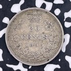1858 Canada 20 Cents Lot jm1300 Silver 