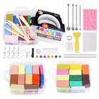 Ciaraq Polymer Clay 60 Colors Starter Kit - Oven Bake Modeling Clay For Kids    