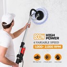 Zeny 800w Electric Drywall Sander Adjustable Variable Speed W 6 Sand Pads