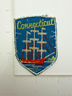 Connecticut Vintage Voyager-style Travel Souvenir Embroidered Patch