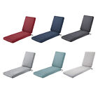 72  80  Soft Sponge Chaise Lounge Chair Cushion W waterproof And Washable Cover