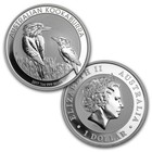 2017 Australia Kookaburra Silver 1 Oz Bu   1 Oz Proof 2-coin Set With Ogp   Coa