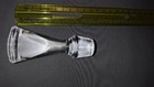 Decanter Stopper Solid Glass Barware Vintage 4 5    X 1      1    Fitter Minimal Taper