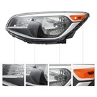 Halogen Headlight For 2014 2019 Kia Soul Left Driver Side Chrome 92101b2270