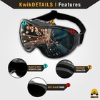 Kwiksafety Pit Viper Ansi Anti Scratch   Anti Fog Shade 5 Welding Goggles