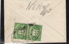 1938   d Emerald-green Kgvi Wmk Postage Due Pair On Cover From France  Sg D27