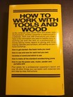 Vtg 1965 Pb   how To Work With Tools And Wood  Pocket Books Illus  Stanley Tools