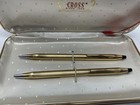 Cross Century 1 20 12k Gold-filled Vintage Set Ballpoint   Pencil Pen In Case