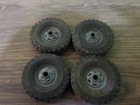 Vintage Wyandotte Truck Set Of 4 Tires No Cracks For Parts