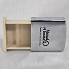 Zippo Mutual Of Omaha Metal Pill Box Vintage Advertising Tobacciana Promo Item