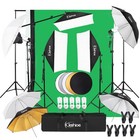 Photo Photography Umbrella Lighting Kit W  Studio Light Bulb Backdrop Stand