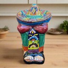 Xl Talavera Panchito Statue   Hand-painted Mexican Pottery Decor