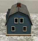 Vintage Hand Made G m Gudgel Miniature Cape Ann House 1981  Blue Signed  108
