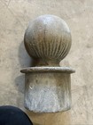Vtg Cast Iron Finial In Ball Diameter Fence Ball Topper Architectural Salvage