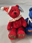 Vintage Salvinos Bammers 1999 Holiday Teddy Bears Lot Of 4