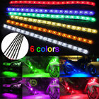 Lot Waterproof 12   15 Dc 12v Motor Led Strip Underbody Light For Car Motorcycle