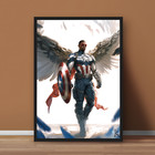 The Avengers Captain America Falcon Marvel Comic Mcu Poster Print - No Frame