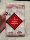 Startex Lot Of 2 Dish Cloths In Two Packages One Open  read 