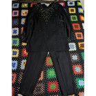 Vintage 1980s Sweat Suit Sweat Pants Set Lounge Wool Blend Large Side Effects