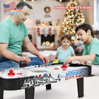 42  air Powered Hockey Table Game Room Indoor Sport Electronic Scoring 2 Pushers