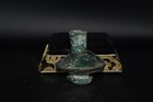 Genuine Ancient Roman Glass Bottle Vessel Circa 1st - 3rd Century Ad