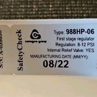 988hp-06 Propane Regulator 1st Stage Pol 3 4  Npt Female 10 Psi 