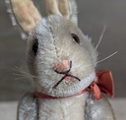 Vintage Steiff Niki Jointed Bunny Rabbit 1950s Mohair 5    Toy No Ids Good Cond