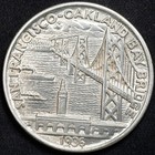 1936-s Bay Bridge Commemorative Silver Half Dollar Almost Uncirculated  au 