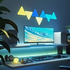 Nanoleaf 7pk Shapes Triangle Smarter Led Light Kit  Modular Nano