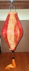 Authentic Vietnam Bamboo And Silk Brocade 17  Lantern With Tassel