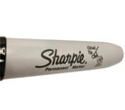 Sharpie Chisel Tip Markers Permanent Black Ink Large Broad Marker 12-count