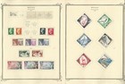 Monaco Stamp Collection On 12 Scott Specialty Pages  1950-1959  Jfz
