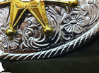 Western Cowboy  spinning Spur  Metal Belt Buckle