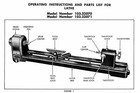 Craftsman 103 23070 103 23071 Wood Lathe Owner Instructions   Parts Manual 0861