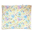 Vtg 1983 Care Bears Baby Quilted Crib Blanket Comforter Curity Pastel Yellow