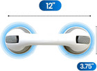 Changing Lifestyles Suction Cup Grab Bars For Bathtubs   Showers  Safety Bathroo