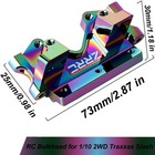 Zrrc Upgraded Aluminum Rc Front Bulkhead For 1 10 Traxxas 2wd Slash  Rustler    