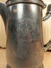 Vintage Savoy Hilton Hotel 6 1 2  International Silver Soldered Lidded Pitcher