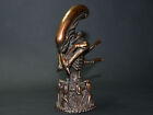 Solid Bronze Alien Vs  Predator Avp Alien Bust Statue Art Collectible Decor Gift