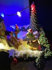 St  Nicholas Square Dog Park Puppy Lighted New 7 1 2    Long Christmas Village