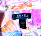 Lauren Ralph Lauren Tunic Shirt Pink Floral Long Sleeve Full Button S m Sm Med