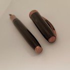 Visconti Michelangelo Black   Bronze Fountain Pen - Italy 14kt Nib