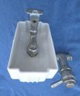 Vintage Central Paragon Porcelain Cast Iron Drinking Fountain Bubbler 7 x4     